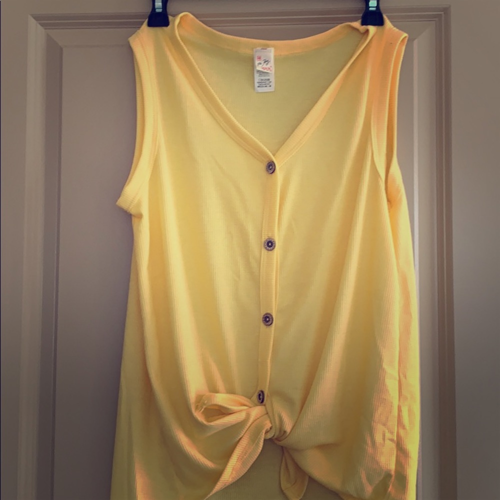 Yellow blouse